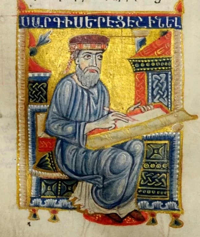 Sargis Pitsak, self-portrait, 1338