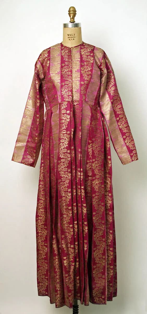 Festive dress, ca. 1881, preserved as a wedding heirloom by an Armenian family from Adana. The Met, gift of Fimi M. Samour, 1991.