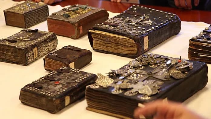 Manuscript bindings. Photograph from the Matenadaran’s official website.