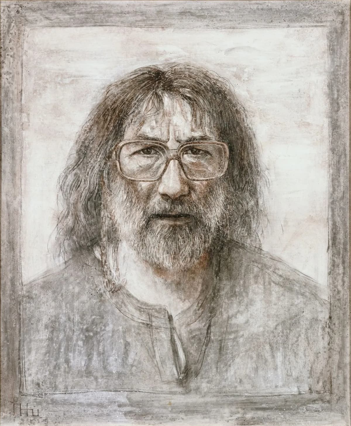 Rudolf Khachatryan, Self-Portrait, 1989 · Rudolf Khachatryan / Rudolf Art, CC BY-SA 4.0