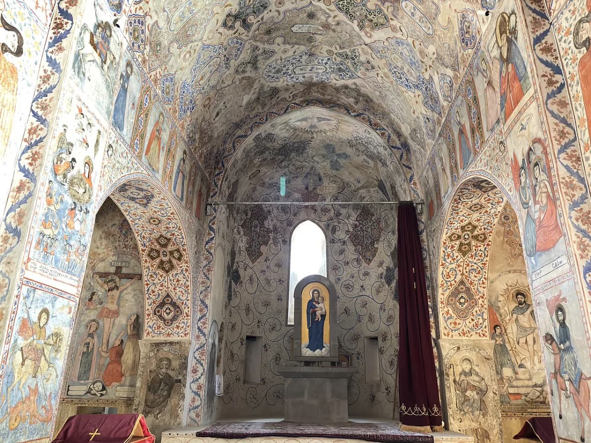 Meghri Saint John the Baptist (Saint Sarkis) — Well-read MountainMan, CC BY-SA 4.0. https://commons.wikimedia.org/wiki/File:2025_4_%D0%A6%D0%B5%D1%80%D0%BA%D0%BE%D0%B2%D1%8C_%D0%A1%D0%B2._%D0%A1%D0%B0%D1%80%D0%BA%D0%B8%D1%81%D0%B0,_%D0%9C%D0%B5%D0%B3%D1%80%D0%B8.jpg
