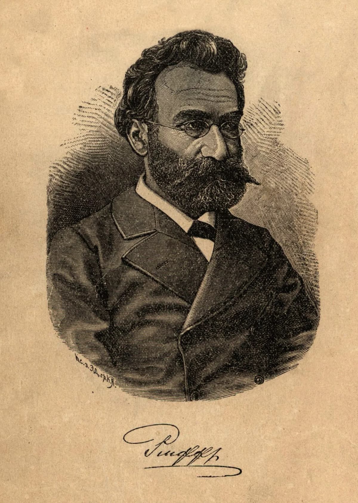Historical portrait: Raffi. Unknown artist · Public domain · Wikimedia Commons: Portrait of the writer Raffi.jpg